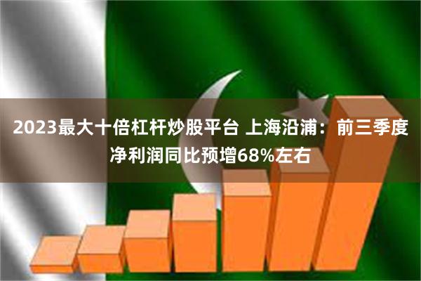 2023最大十倍杠杆炒股平台 上海沿浦：前三季度净利润同比预增68%左右