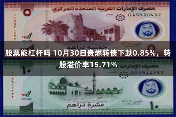 股票能杠杆吗 10月30日贵燃转债下跌0.85%，转股溢价率15.71%