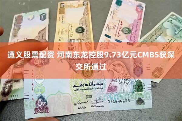 遵义股票配资 河南东龙控股9.73亿元CMBS获深交所通过